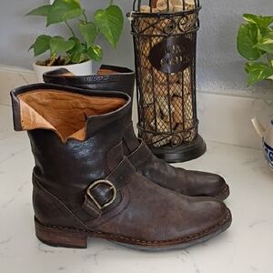 Fiorentini + Baker Dark Brown Leather Boots